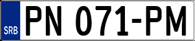 Truck License Plate